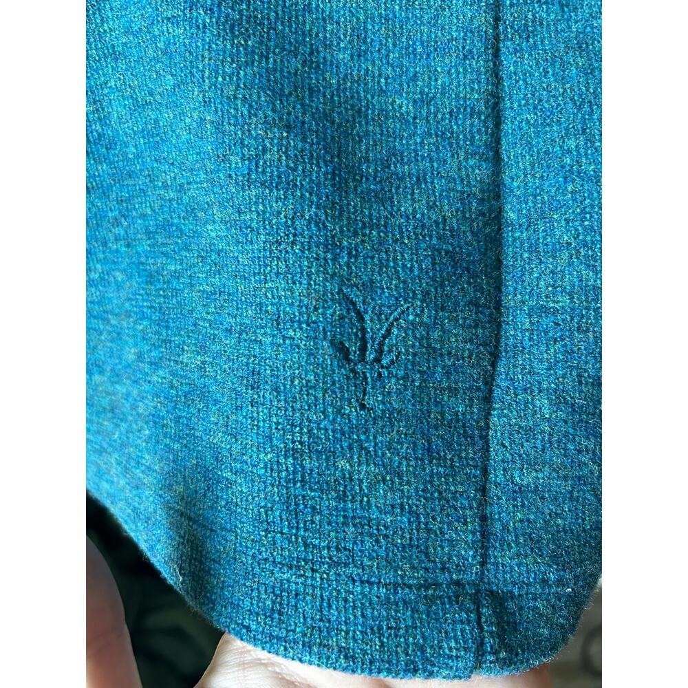 Ibex Merino Wool Full Zip Fleece Vest Teal Blue Women's Size M Medium Outdoor - Picture 4 of 5